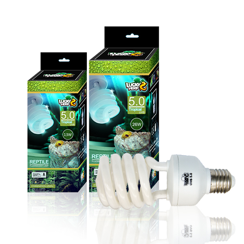 Lucky Herp UVB 5.0 Compact Fluorescent Lamp13W 26W